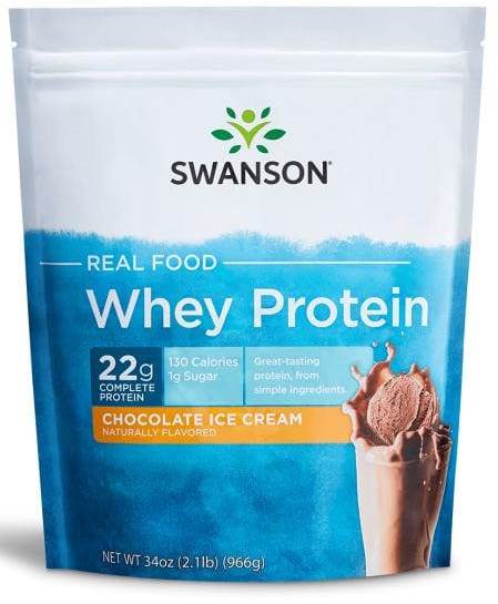 Swanson Whey Protein Powder, Chocolate Ice Cream, 966 gr