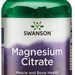 Swanson Magnesium Citrate Mineral Supplement Tablets, 240 ct