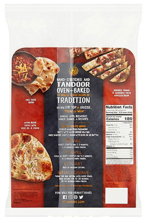 Stonefire Tandori Original Naan , 8.8 oz