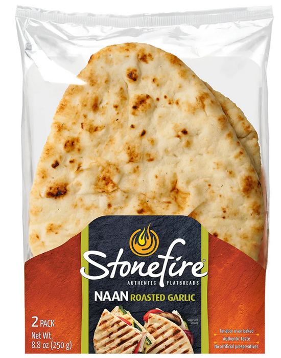 Stonefire Roasted Garlic Naan , 8.8 oz