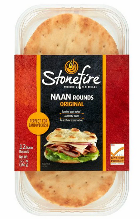 Stonefire Naan Rounds Original , 12.7 oz