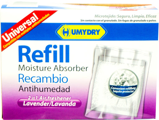 Humydry Moisture Absorber 2-in-1 Air Freshener Refill, Lavender Scent, 450 gr