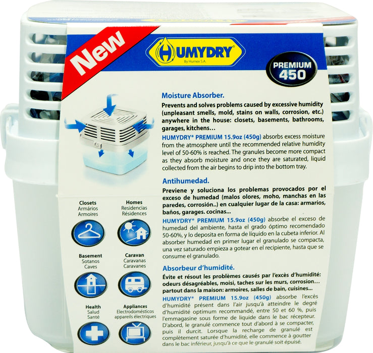 Humydry Moisture Absorber Fresh Living, Unscented, 450 gr