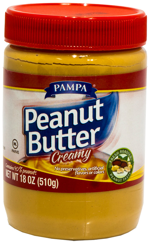 Pampa Creamy Peanut Butter, 18 oz