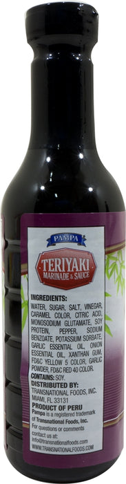 Pampa Teriyaki Sauce, 10 oz