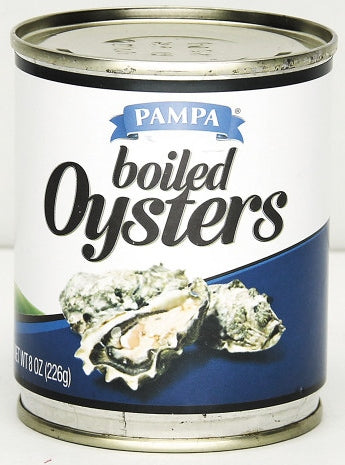 Pampa Boiled Oyters, 226 gr