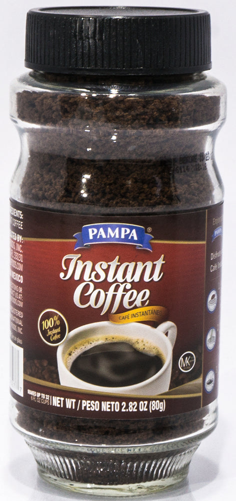 Pampa 100% Instant Coffee, 8 oz