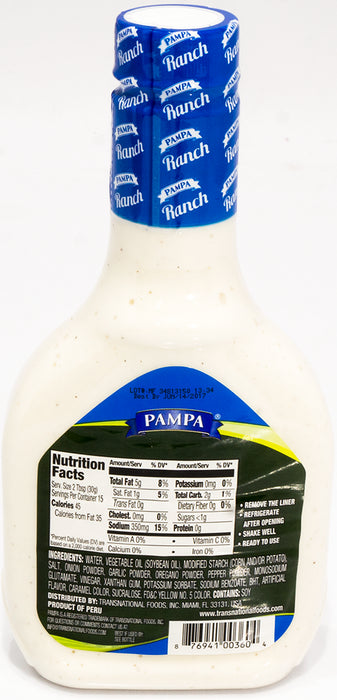 Pampa Ranch Dressing, 16 oz