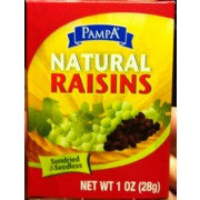 Pampa Natural Raisins, 6 ct - 1 oz