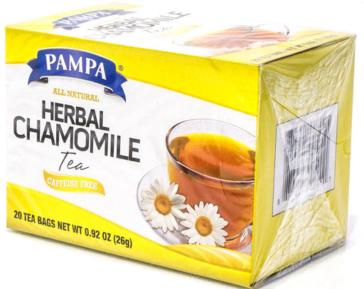 Pampa Herbal Chamomile Tea, 20 ct