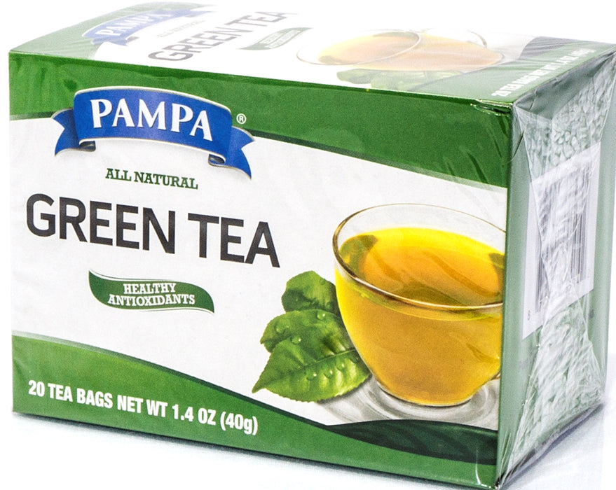 Pampa Green Tea, All Natural, 20 ct