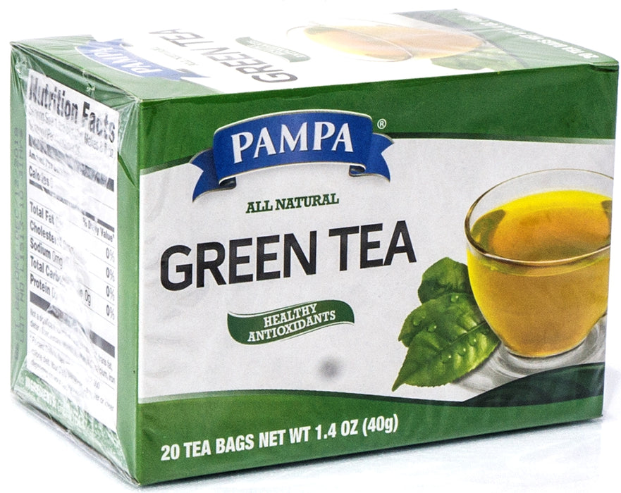 Pampa Green Tea, All Natural, 20 ct