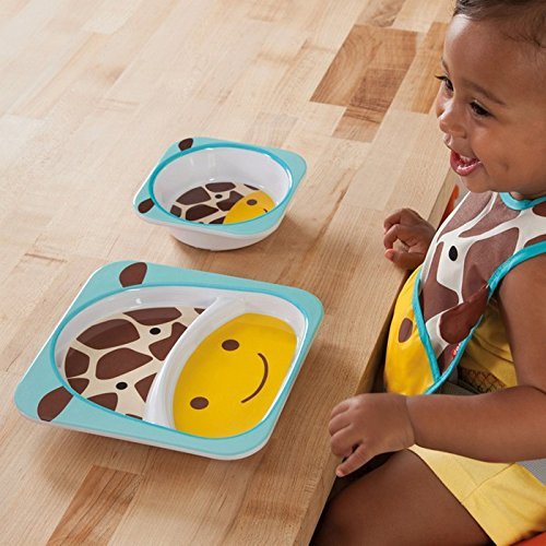 Skip Hop Baby Plate and Bowl Set, Giraffe, 2 pcs