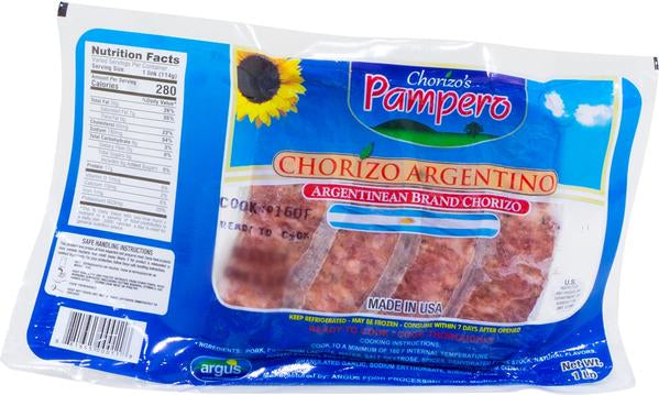 Pampero Argentinian Chorizo Sausage, 1 lb