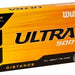 Wilson Ultra 500 Distance White Golf Balls, 15 ct