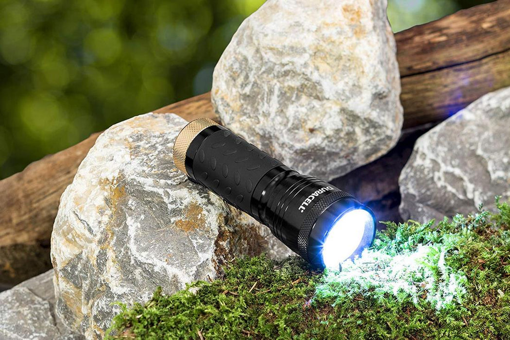 Duracell Compact LED Flashlight, Black, 4 ct