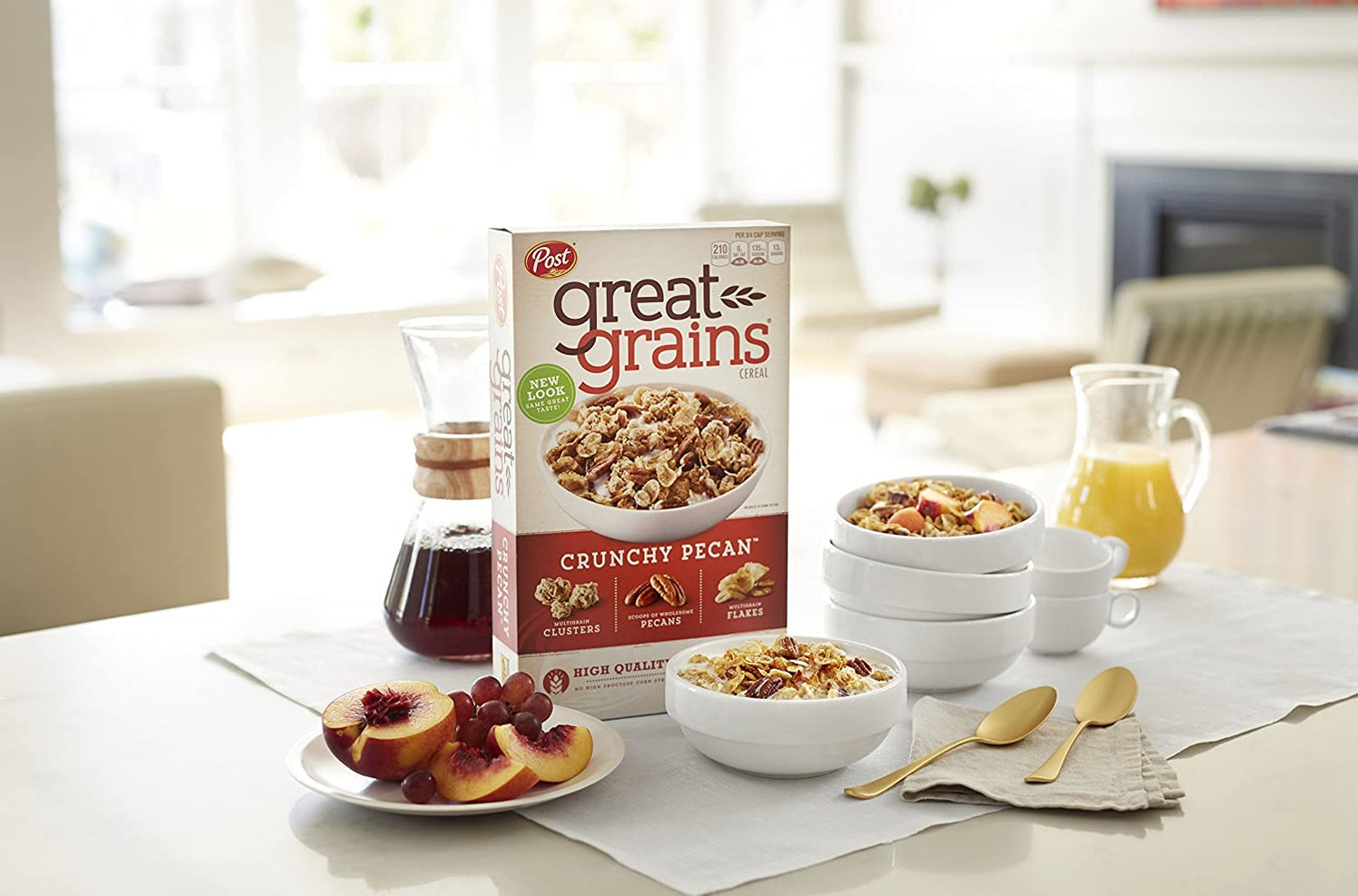 Post Great Grains Crunchy Pecan Cereal, 16 oz — Goisco.com