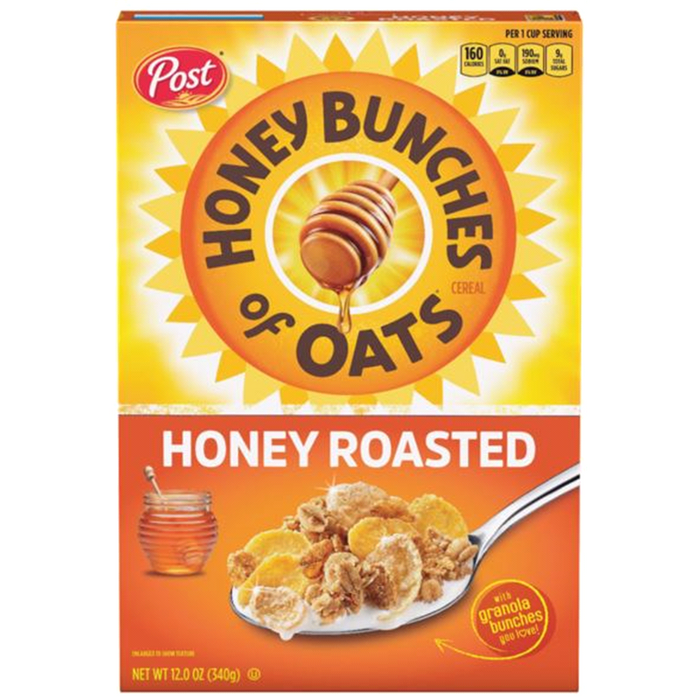 Post Honey Bunches Of Oats Honey Roasted Cereal , 12 oz