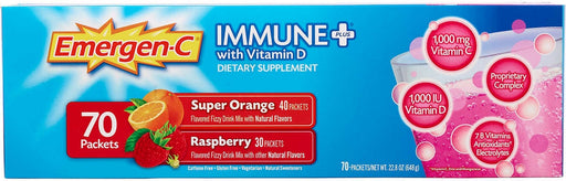 Emergen-C Immune Plus With Vitamin D, 70 ct
