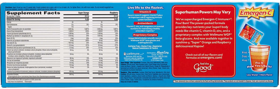 Emergen-C Immune Plus With Vitamin D, 70 ct