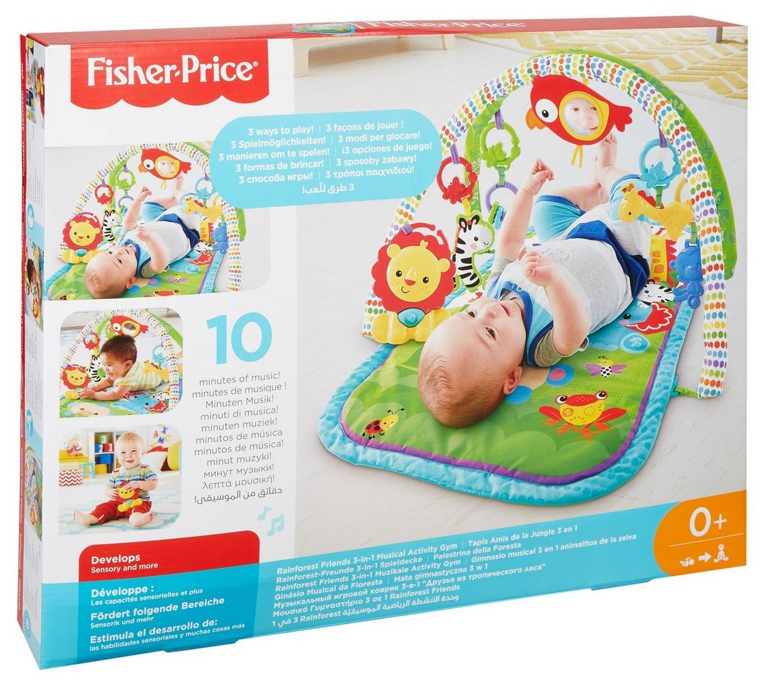 Fisher-Price Rainforest Friends 3-in-1 Musical Activity Gym, Model