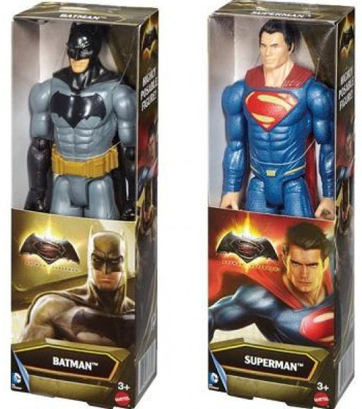 Mattel Superman / Batman Action Figure (Specify Model at Checkout), 12 inch