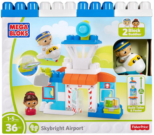 Fisher-Price Mega Bloks Skybright Airport Building Set, Model #DPJ56