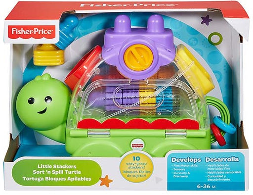 Fisher-Price Little Stackers Sort 'n Spill Turtle, Model #DPN23
