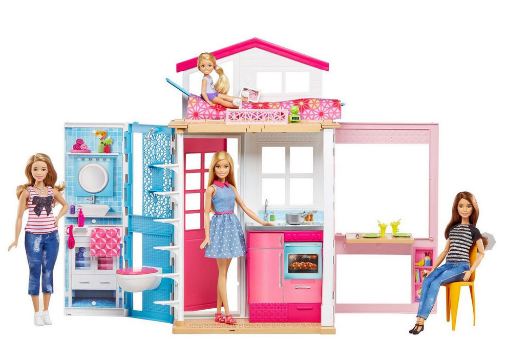 Barbie 2-Story House & Doll, Model #DVV48