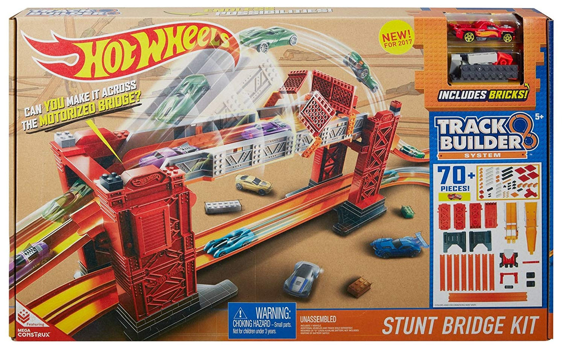 Hot Wheels Stunt Bridge Kit, DWW97, 1 pc