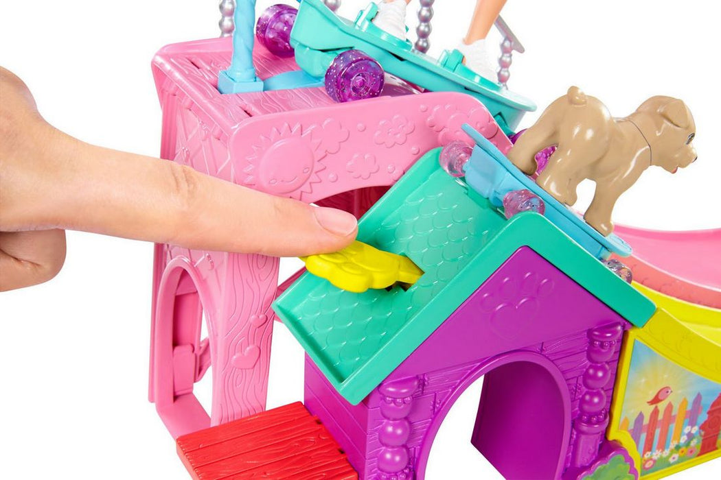 Barbie Club Chelsea Skate Park Doll & Puppy, Model #FBM99