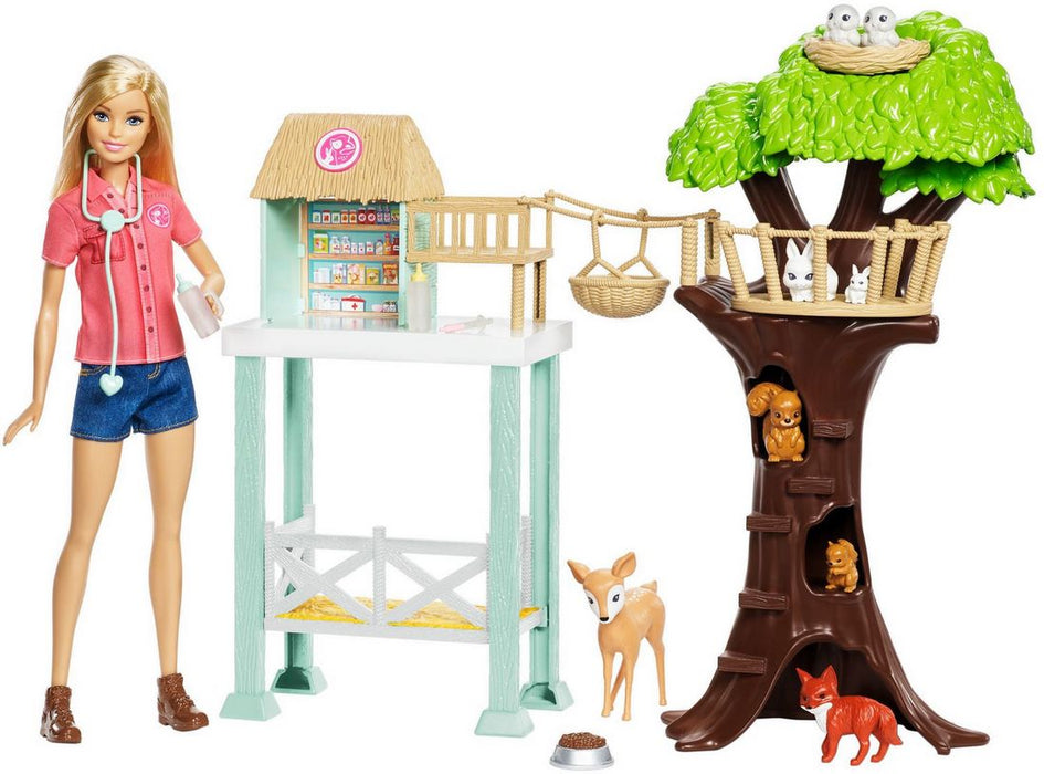 Barbie Animal Rescue Center Playset, Model #FCP78