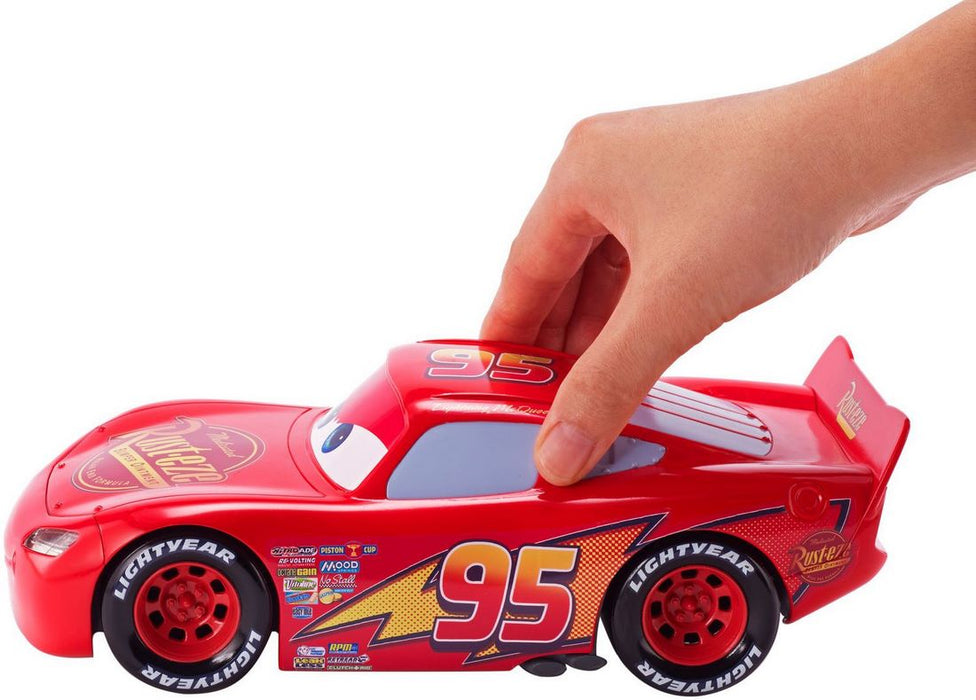 Mattel Disney and Pixar's Cars Talking Plush Lightning McQueen, Soft  Stuffed Toy Car Figure with 10+ Sounds and Phrases