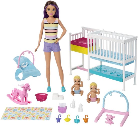 Barbie Babysitter Skipper Kids Playroom Doll Playset , 1 ct