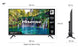 Hisense 40" Smart Full HD LED Freeview TV, Model 40A5600FTUK, 1 pc