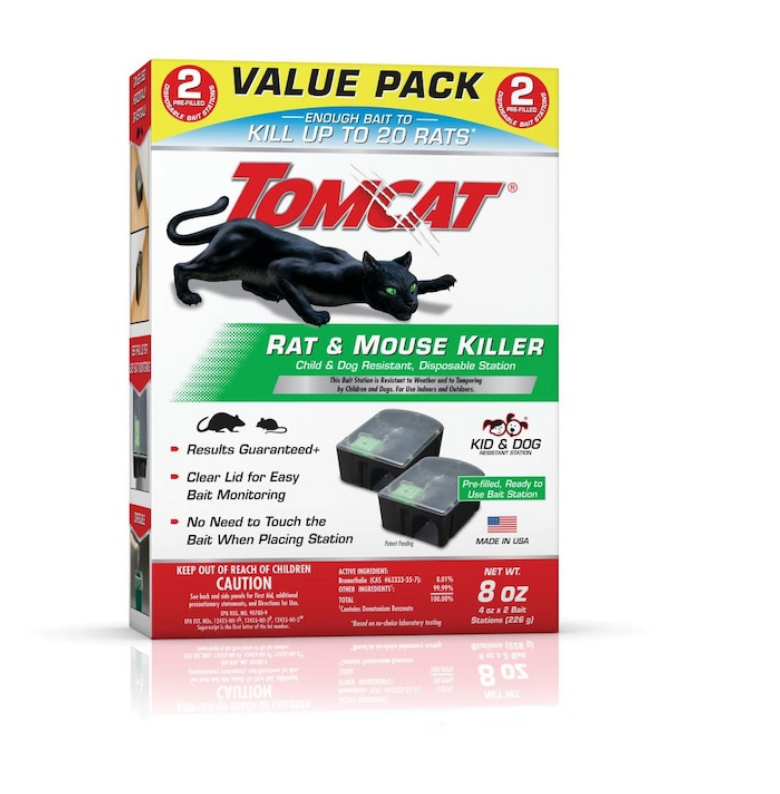 Tomcat Rat & Mouse Killer Bait , 2 Ct — Goisco.com