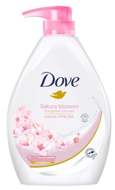 Dove Go Fresh Sakura Blossom Body Wash  , 1 L