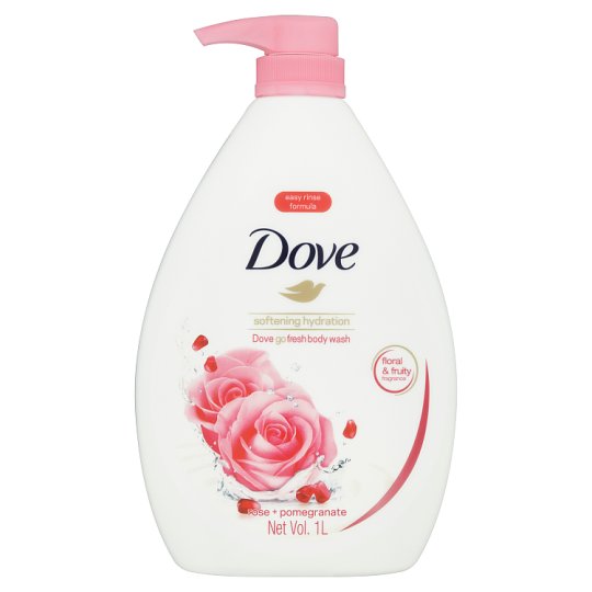 Dove Go Fresh Softening Hydration Body Wash , 1 L