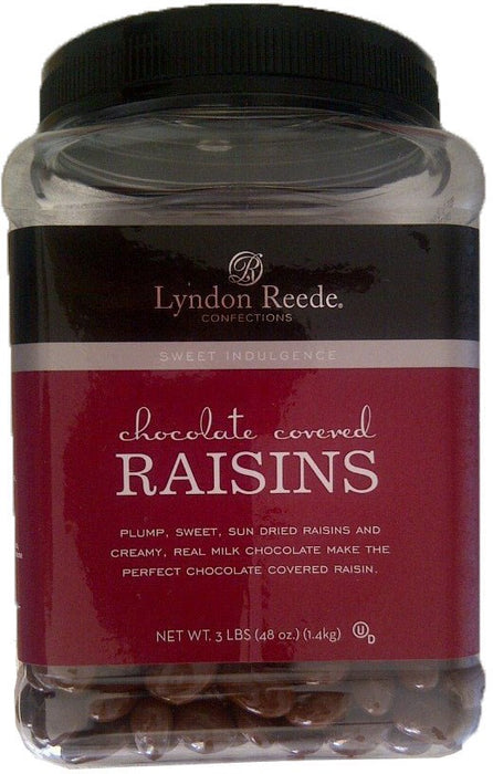 Lyndon Reede Milk Chocolate Covered Raisins, 3 lbs (48 oz)