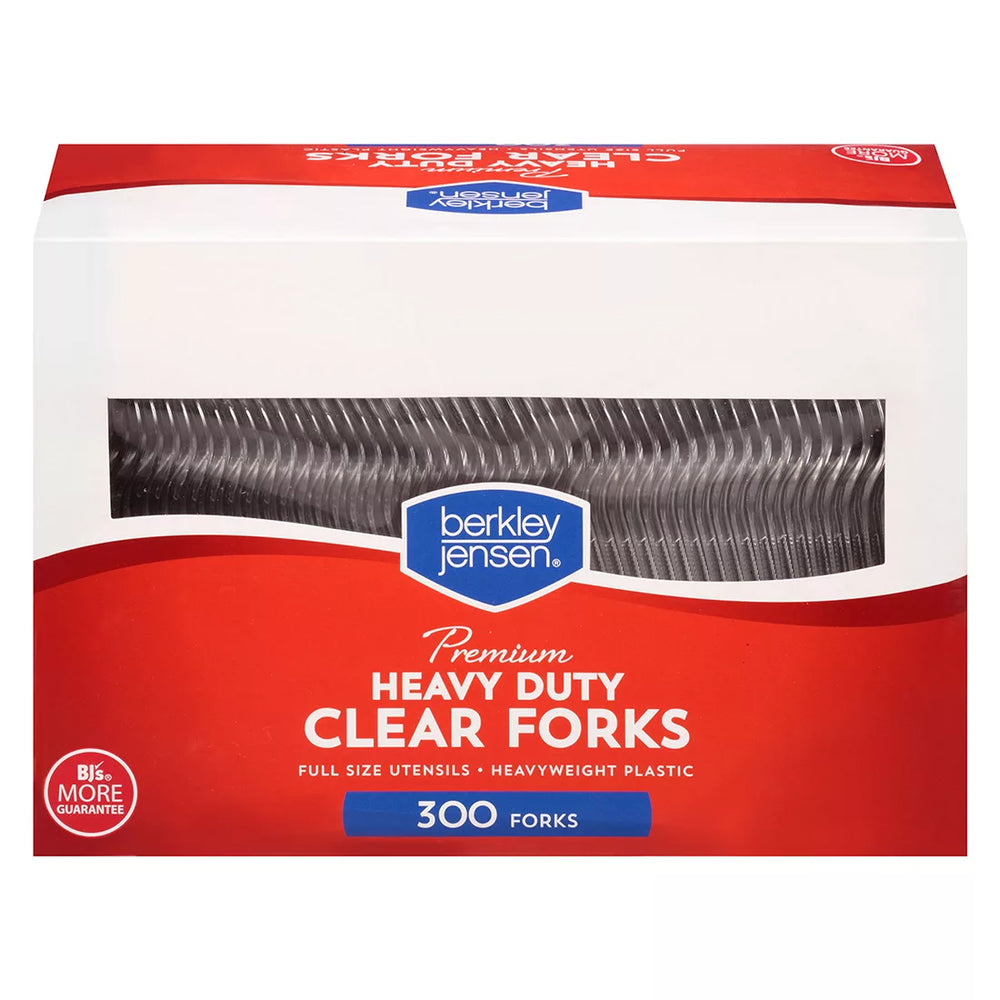 Berkley Jensen Premium Heavy Duty Clear Forks, 300 ct