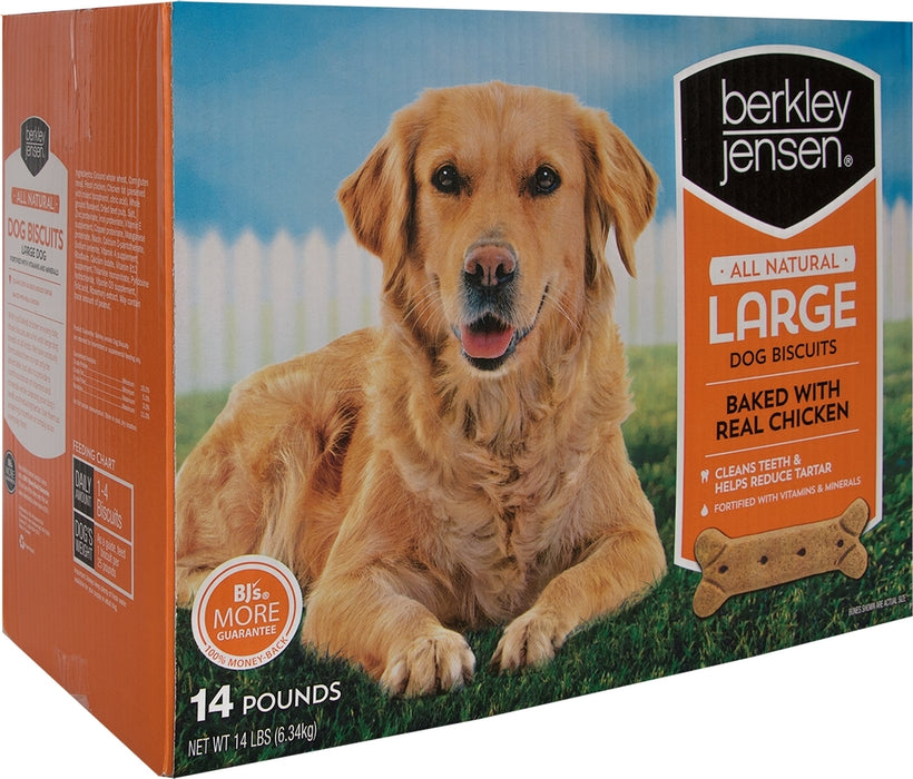 Berkley Jensen All Natural Large Dog Biscuits, 14 lbs