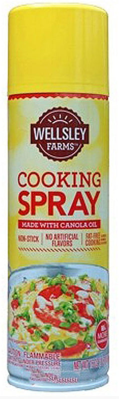 Wellsley Farms Cooking Spray made with Canola Oil, Non-Stick, 16 oz