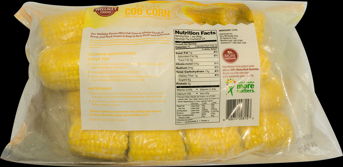 Wellsley Farms Mini Cob Corn, 24 ct