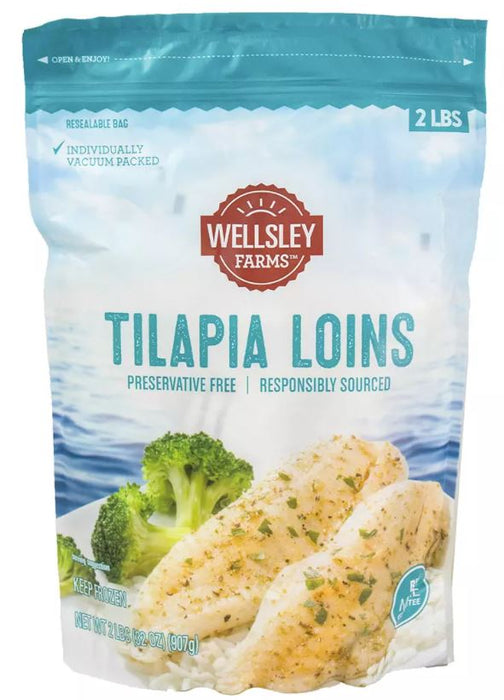 Wellsley Farms Tilapia Loins , 2 lbs