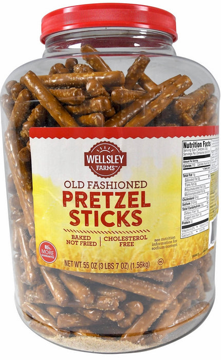 Wellsley Farms Old Fashioned Pretzel Sticks, 55 oz