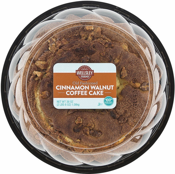 Wellsley Farms Cinnamon Coffee Cake, 38 oz