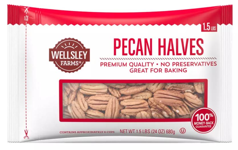 Wellsley Farms Pecan Halvez , 24 oz