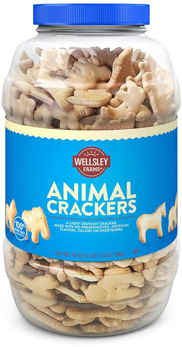 Wellsley Farms Animal Crackers, 45 oz