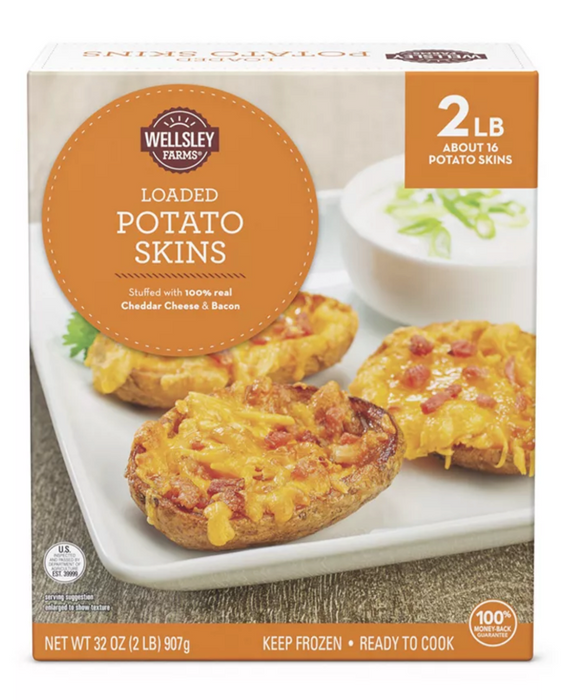 Wellsley Farms Loaded Potato Skins , 2 lbs