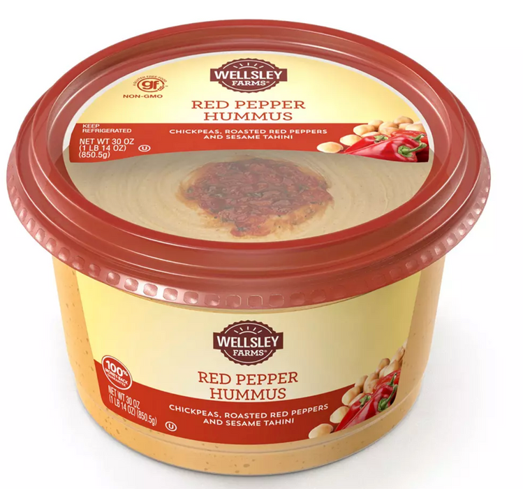 Wellsley Farms Signature Red Pepper Hummus, 30 oz